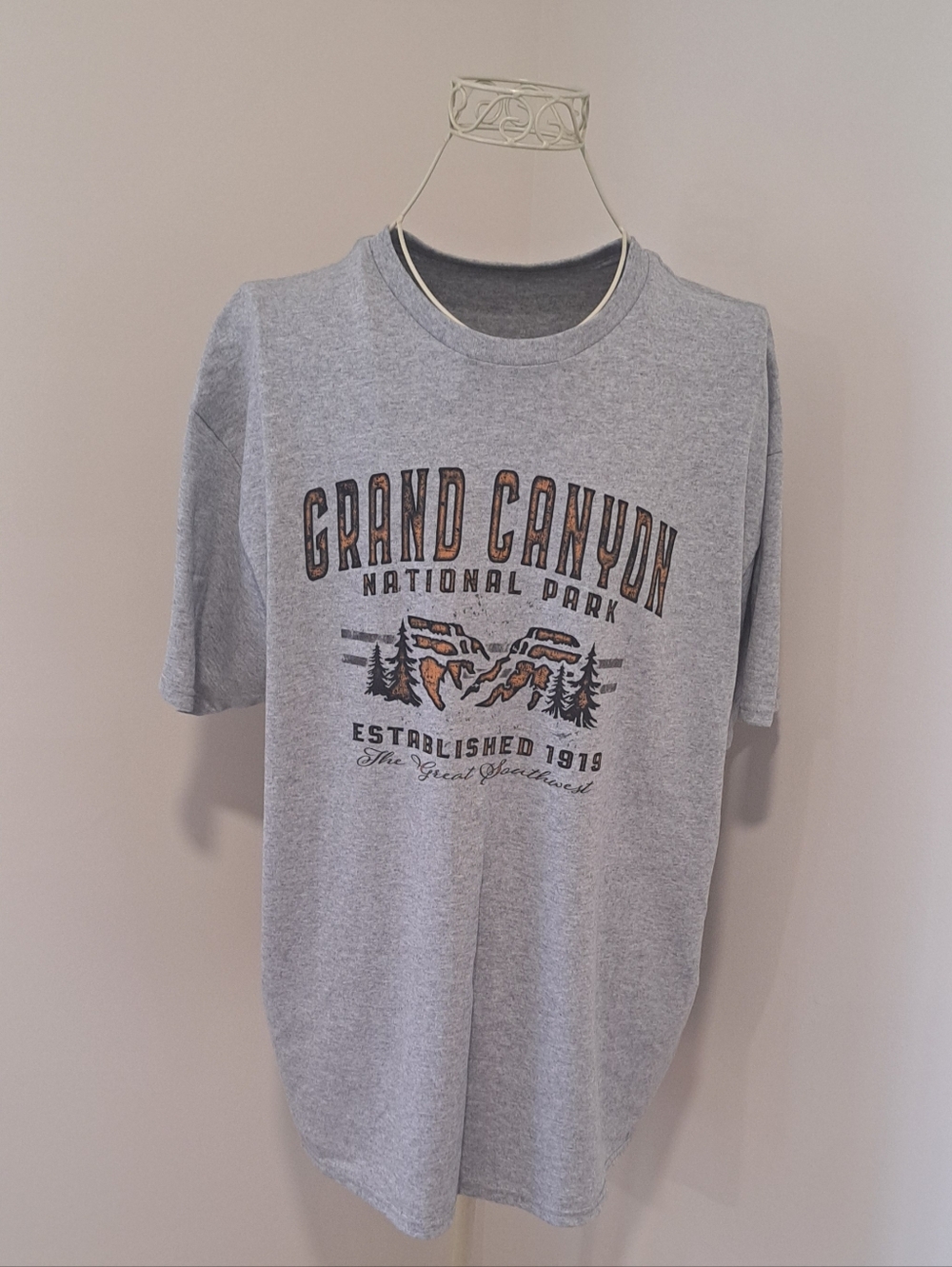 Vintage 90s Men's Cotton Grand Canyon National Park T-shirt, Size XL.